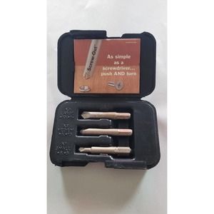 Vintage Craftsman 3pc Screw-Out Screw Extractor Set‎ 52154 Made in USA